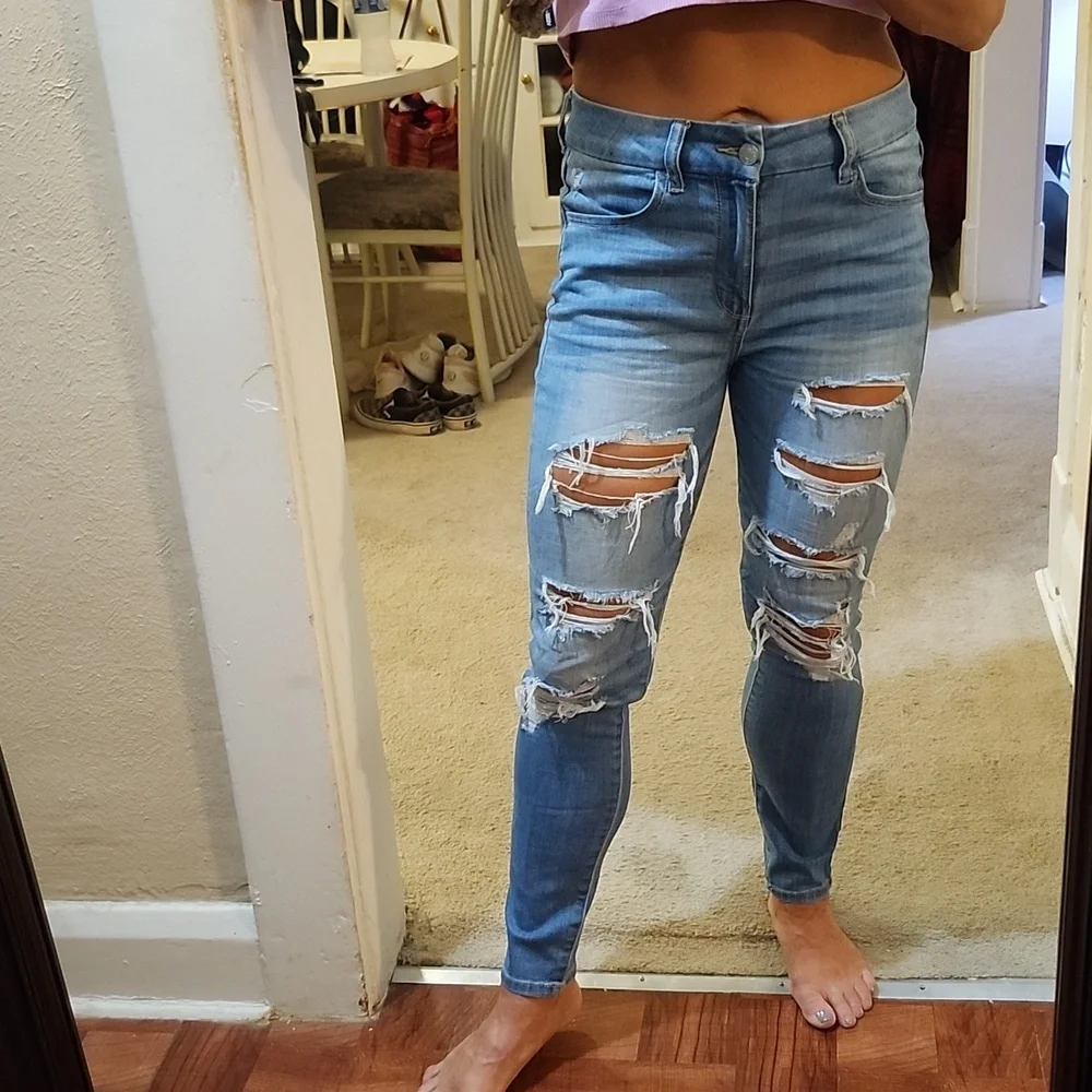 Ripped skinny jeans - Picture 1 of 5